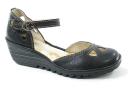 Fly Ouna Black Ladies Footwear Shoe