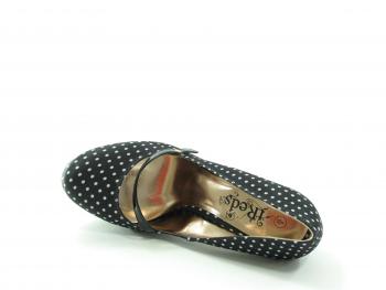 tReds Deanne (BC) Blk-Wht Polka Ladies Footwear Shoe