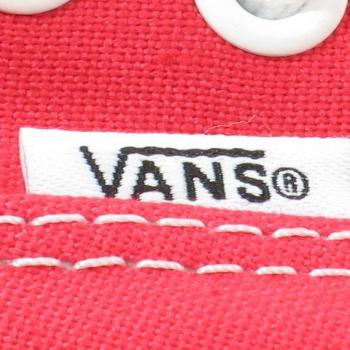 Vans Authentic Red Ladies Footwear Trainer